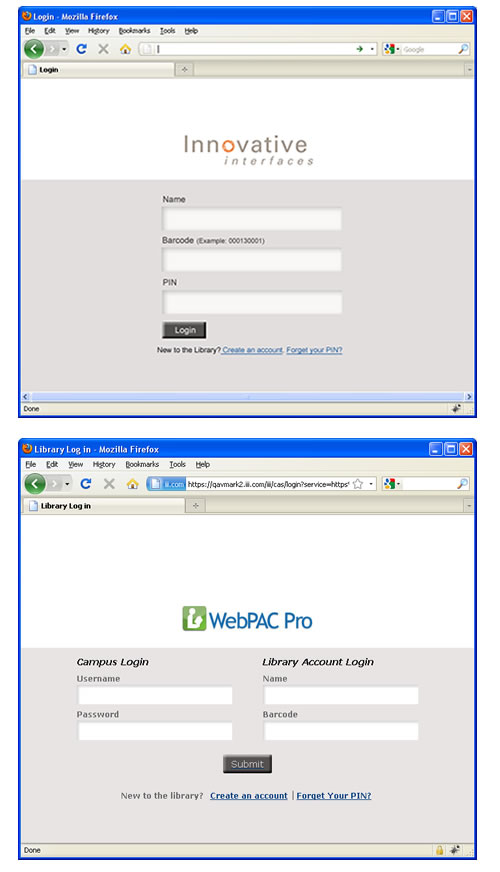 Integrated Patron Single Sign On Interface